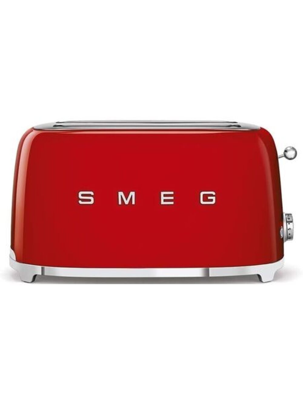 SMEG TSF02RDUS 4-Slice Long Wide Slot Toaster Retro Style Red 1500W